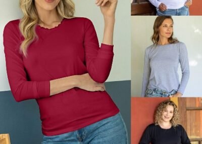 Bianca Secreta Art. 24532 Camiseta con puntilla. Talles 1 al 4 y especiales del 5 al 7