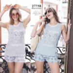Lencatex Art. 27758E Pijama jersey estampado Talles 5 y 6