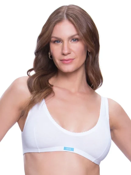 Cocot Art. 6369 Top algodón lycra con grifa