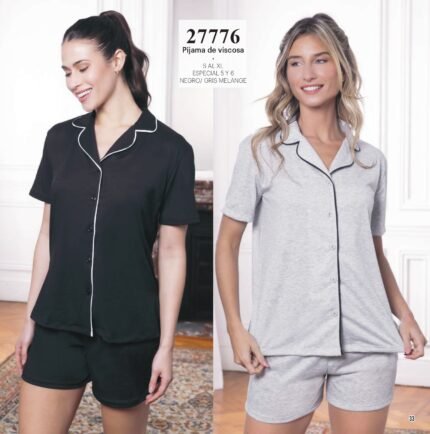 Lencatex Art. 27776 Pijama viscosa estampada