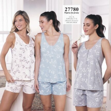 Lencatex Art. 27780 Pijama jersey estampado