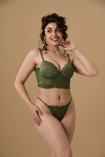 Yamiel Art. 1455 Conjunto Soft de Puntilla con Base y Colaless