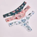 Berlín Art. 50 Colaless PACK X3 Microfibra Flowers Talle S/M