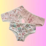 Natubel Art. 6007 ** pack x 3 culotte nena algod y lycra