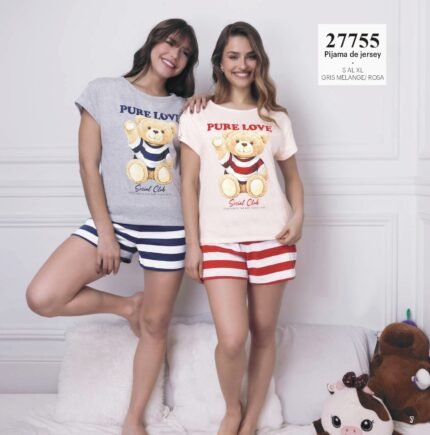 Lencatex Art. 27755 Pijama jersey estampado
