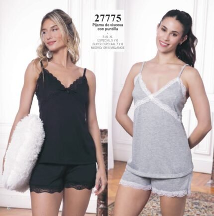 Lencatex Art. 27775E Pijama jersey estampado Talles 5 y 6