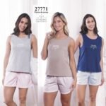 Lencatex Art. 27771E Pijama jersey estampado Talles 5 y 6