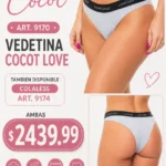 Cocot Art. 9170 Vedetina Love tambien disponible en colaless ambas