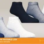 Dufour Art. 2350.3 Soquete algodon invisible pack x 3 $ 8999 la docena